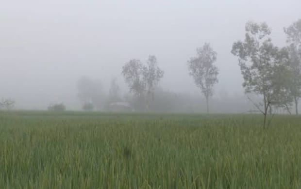 হবিগন্জের বানিয়াচংয়ে শীতের আগমন ও ঘন কুয়াশায় ঢেকে যাচ্ছে সকাল